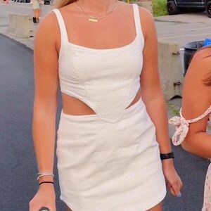 Zara cut out mini dress